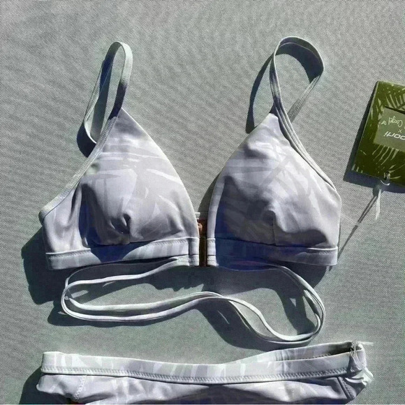 NWT Sporti x Stef Corgel High Waisted Bikini Bottom + Triangle Bikini To… - Picture 3 of 9